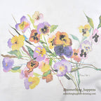1990's FLOWER ART PRINT T-SHIRT...