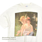 1990's~ HANES Guillaume Seignac Love's Whisper ART PRINT T-SHIRT ... XL