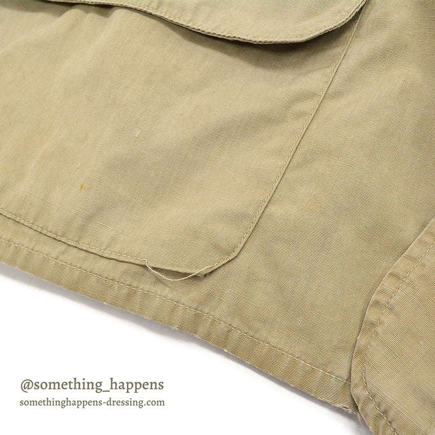 1950's LLBEAN COTTON POPLIN HUNTING VEST BIG SIZE...