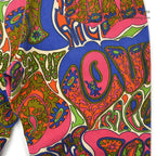 1960's JANTZEN LOVE ME ALL OVER PRINT COTTON PANTS... 36