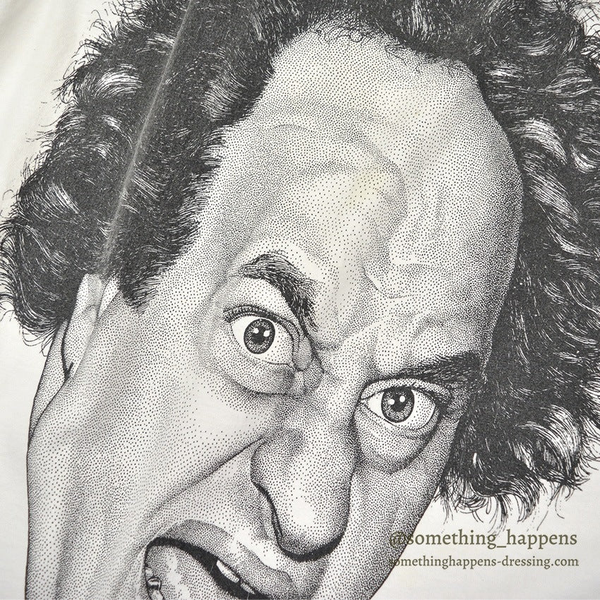 1990's THE THREE STOOGES LARRY FACE PRINT T-SHIRT ... L
