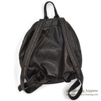 ~1990's ALL BLACK LEATHER BACKPACK...