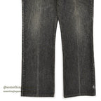 1990's Levi's 517 BLACK DENIM PANTS...W33/L29
