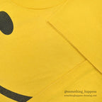 1990's BLACK JACK SMILEY FACE CROPPED T-SHIRT...