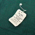 1950's~ DEADSTOCK COLEBROOKE GREEN/BLACK PIN CHECK L/S SHIRT... L