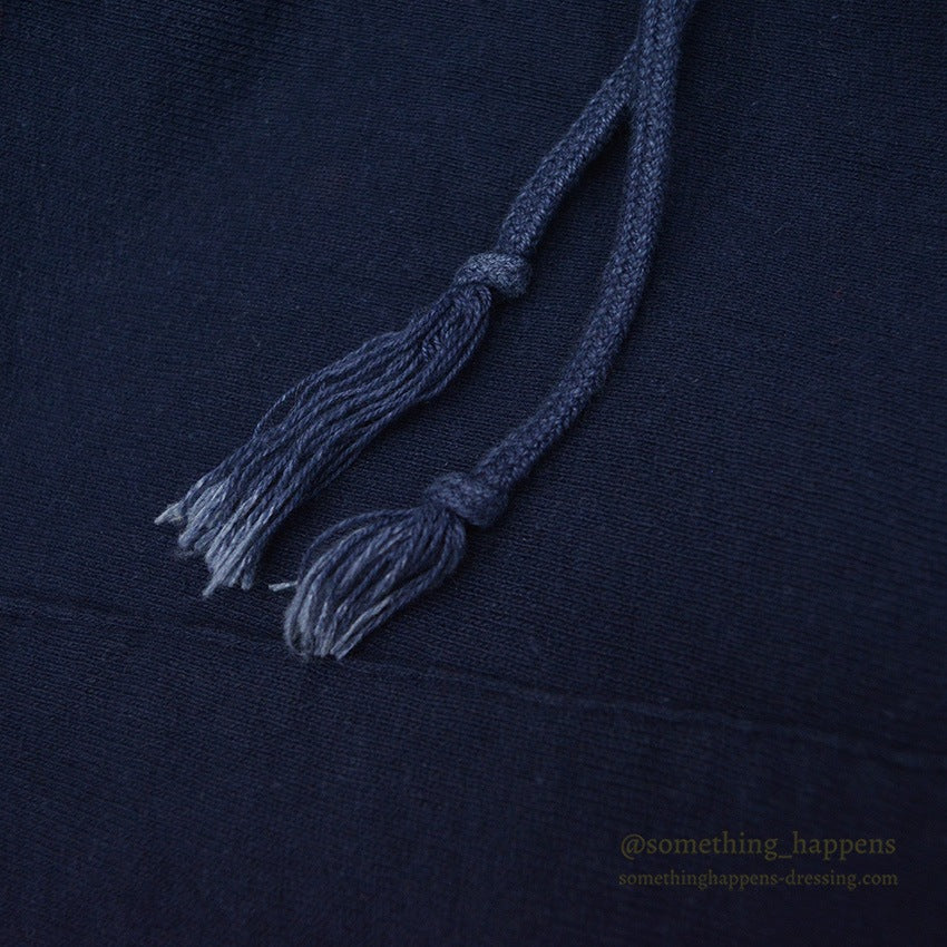 1970's CHAMPION NAVY BLANK REVERSE WEAVE SWEAT PARKA MINT... M