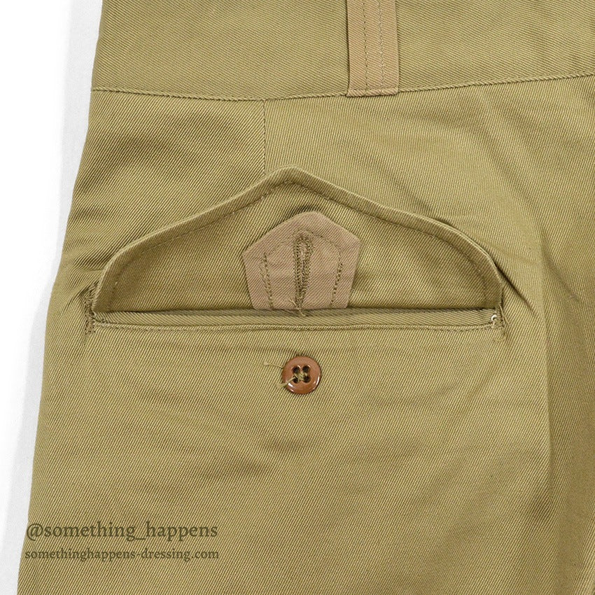 1950's DEADSTOCK U.S.ARMY SHORTS, MEN'S, COTTON, UNIFORM TWILL 2 ... W34