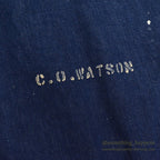 1940's USARMY WW2 DENIM BARRACKS BAG STENCIL...