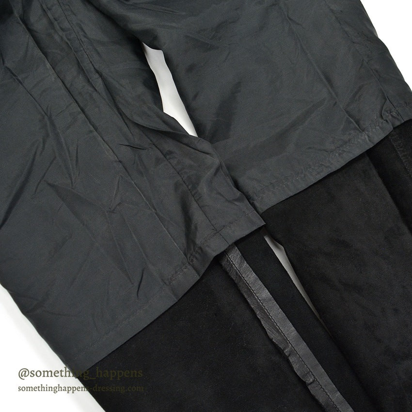 1970's~ SCULLY BLACK LEATHER PANTS...W33/L29