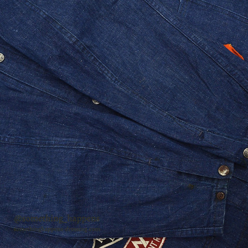 1950's DUBBLEWARE MEMORIAL RAILROAD DENIM COVERALL...