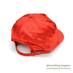 1990's BOOTLEG NIKE AIR JORDAN FLIGHT NYLON CAP RED...