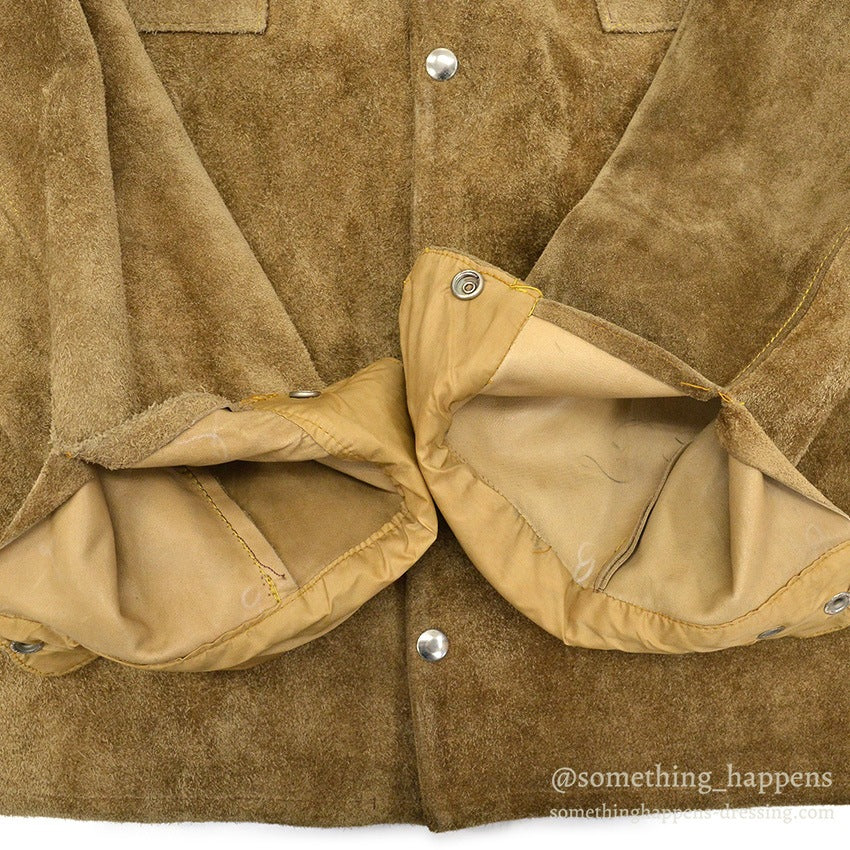 1960's~ SUPERIOR SUEDE LEATHER JACKET BROWN...
