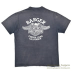 1980's HANES HARLEY-DAVIDSON FADED BLACK T-SHIRT ... L