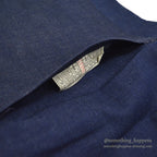 ~1960's DEADSTOCK UNKNOWN DENIM COVERALL BLANKET TWO TONE ... 42