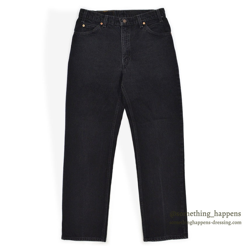 1990's Levi's 518 BLACK DENIM PANTS...W34/L32