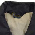 1970's CHMAPION BLACK NYLON COACH JACKET...