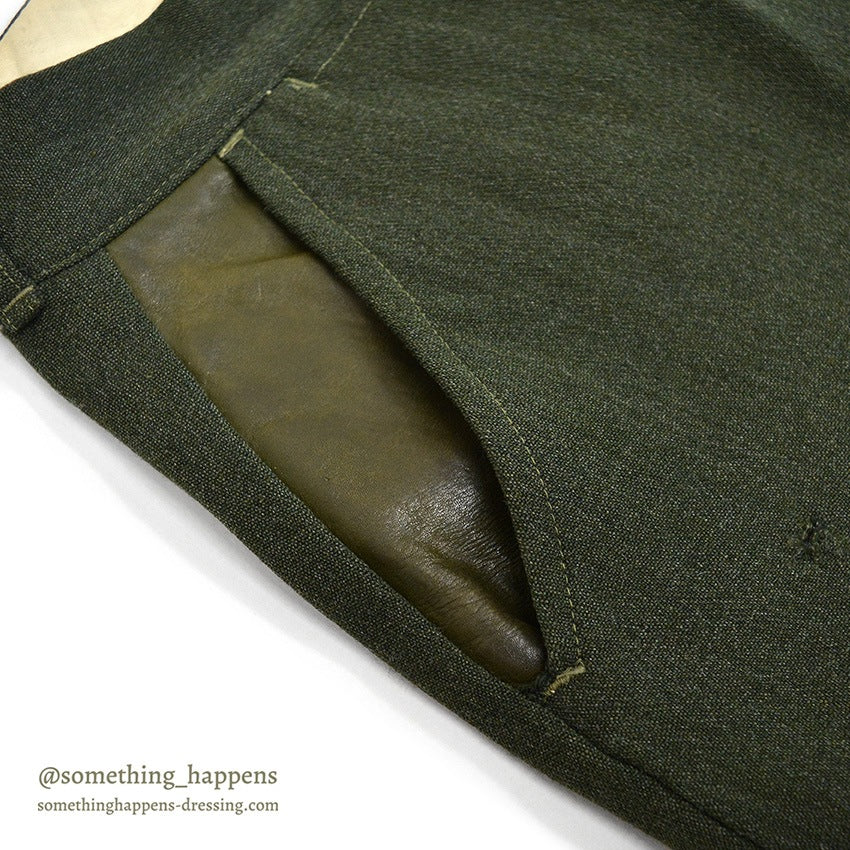 1950's LLBEAN UNUSUAL HUNTING PANTS OLIVE DRAB... W33/L28
