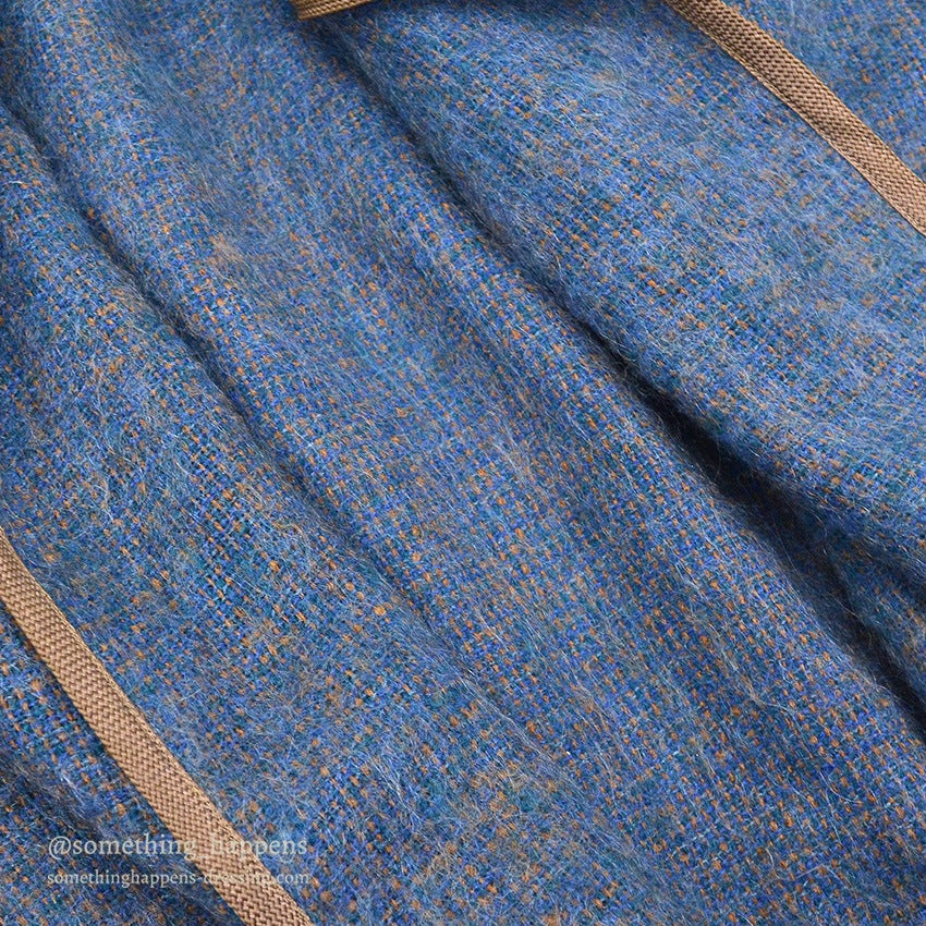 1970's~ BRIGITTE FREED 100% MOHAIR COAT MADE IN NEW YORK... M