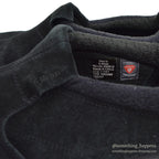 LLBEAN PRIMALOFT BLACK SUEDE LEATHER MOC SHOES...9W