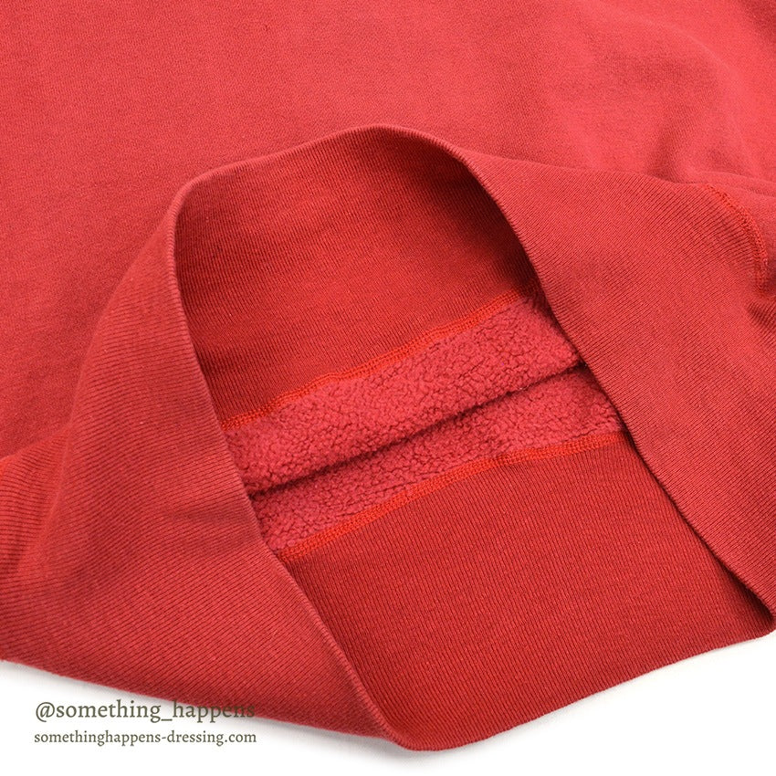 1950's RED TWO-TONE FRONT-V SWEAT SHIRT...