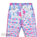 ~1990's Levi's 505 BONE TIE DYE DENIM PANTS ... W33/L31