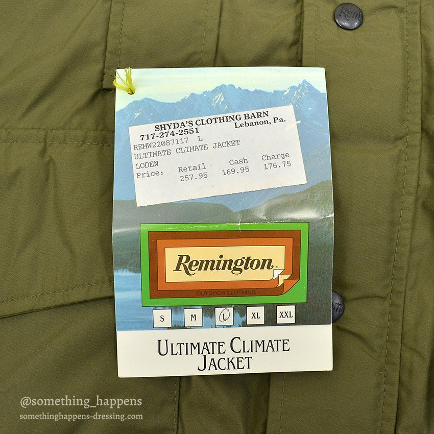 ~1990's DEADSTOCK REMINGTON ULTIMATE CLIMATE JACKET LODEN 3 ... L