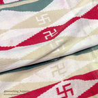 c.1930's SWASTIKA CAMP BLANKET... 180cm×150m