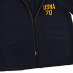 1960's USNAVAL ACADEMY CADET COAT WITH FLOCKY PATCH... M