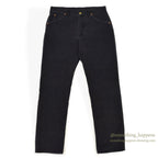 1980's Lee 200 CORDUROY PANTS BLACK 42TALON ... W32/L35