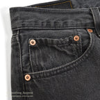 Levi's 501 BLACK DENIM PANTS FADED... W36/L30