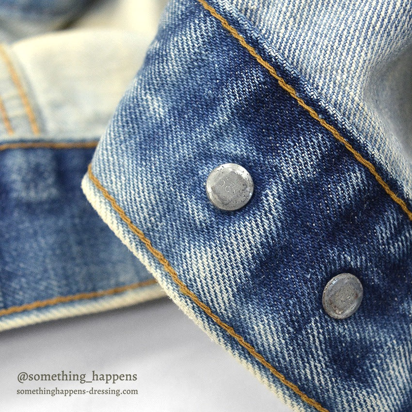 1970's Levi's 70505-0217 BLEACHED DENIM JACKET... 44