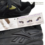 1990's DEADSTOCK REEBOK REJUVENATION BLACK LEATHER SHOES... 27.0cm