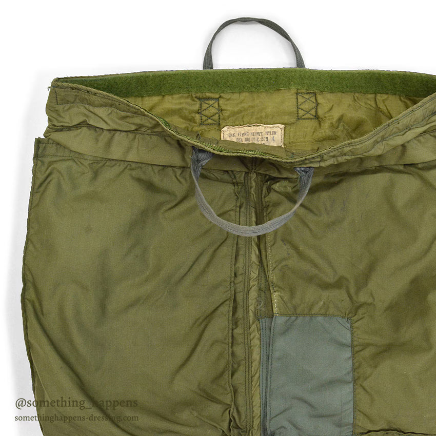 1970's USAF BAG, FLYING HELMET, NYLON MODIFIED...