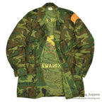 1960's USAF ERDL OKINAWA EMBROIDERY JUNGLE FATIGUE JACKET... ML