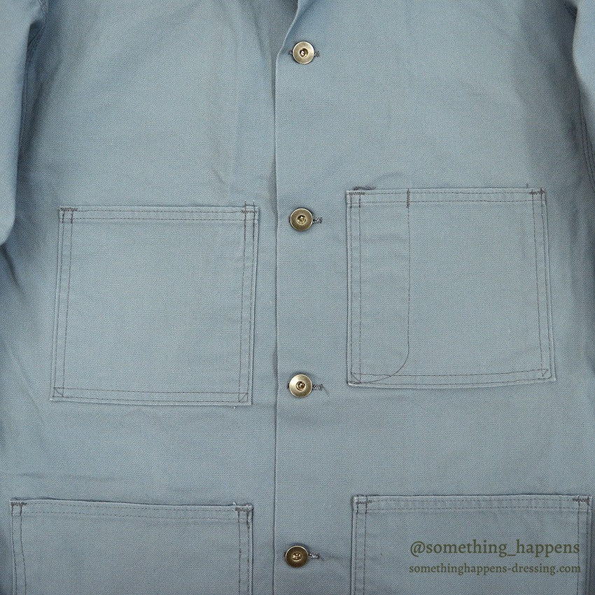 DEADSTOCK BLUE BEAR DUCK COVERALL...M