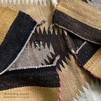 NAVAJO RUG SERRATED X LIGHTNING PATTERN... 155cm/83cm