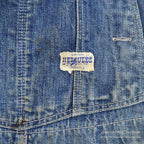 1950's HERCULES DENIM OVERALL SUN FADED ... W38/L28