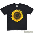 1990's MAZE SUN FLOWER T-SHIRT BLACK...M