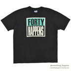 1980's~ HANES FORTY HAPPENS T-SHIRT...XL