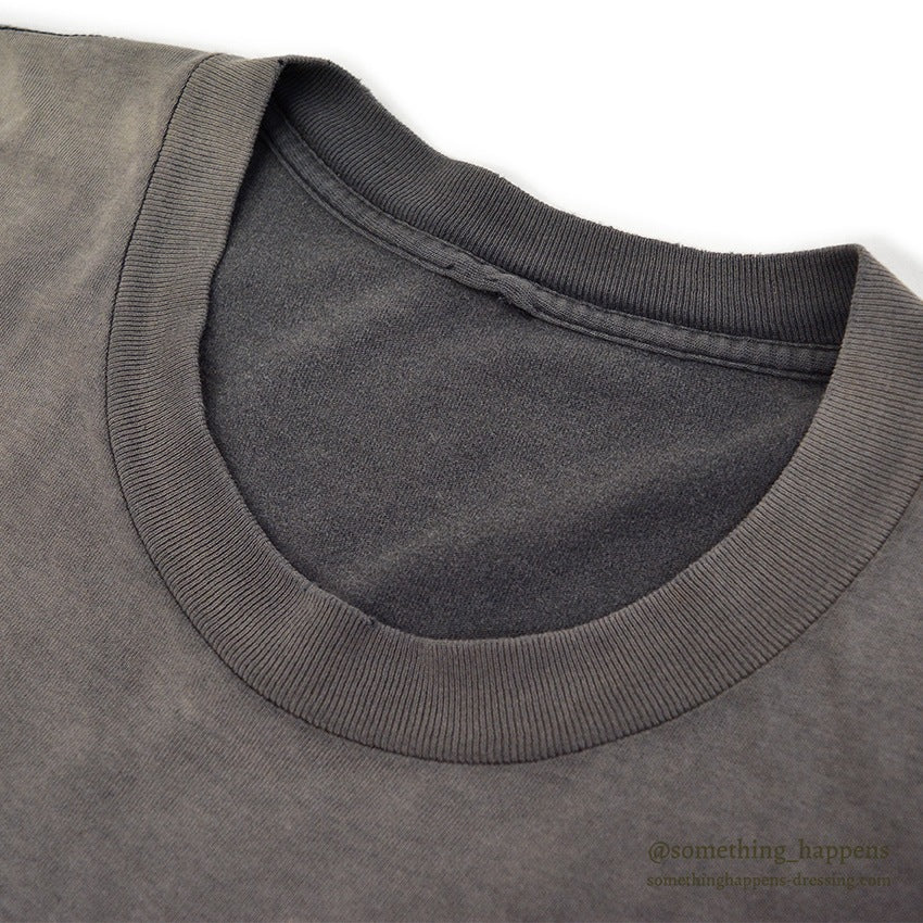 1990's BLACK FADED PLAIN POCKET T-SHIRT ...