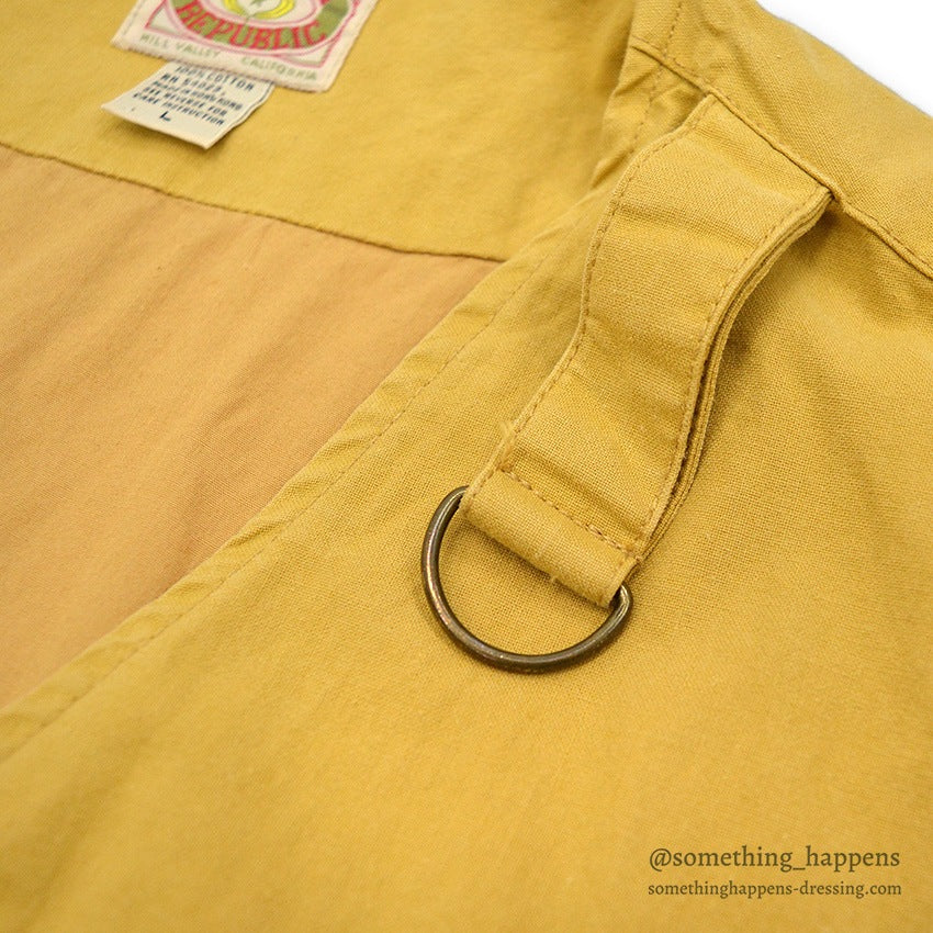 1980's BANANA REPUBLIC PHOTO JOURNALIST VEST MUSTARD ... L