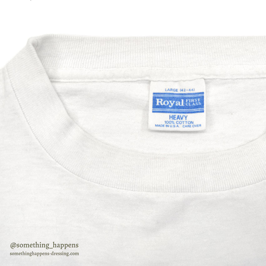 1980's ROYAL HEAVY SALMON FISH T-SHIRT...L