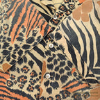 1960's~ ANIMAL PRINT S/S SHIRT...