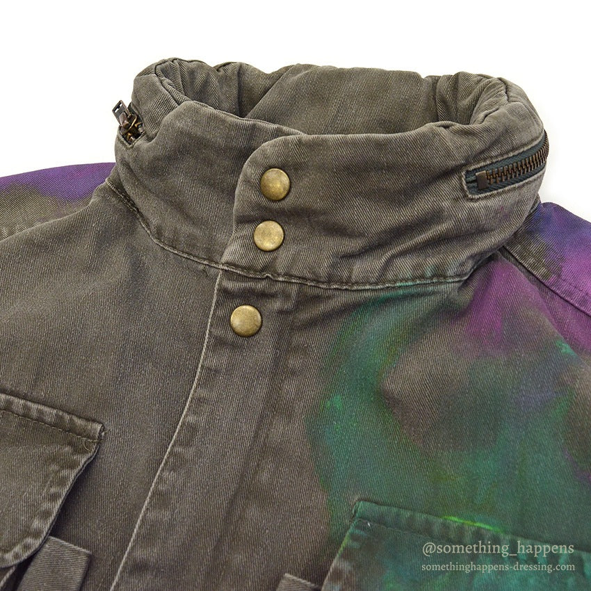 1980's POLO RALPH LAUREN PHOTOGRAPHER JACKET HAND PAINTED ... L