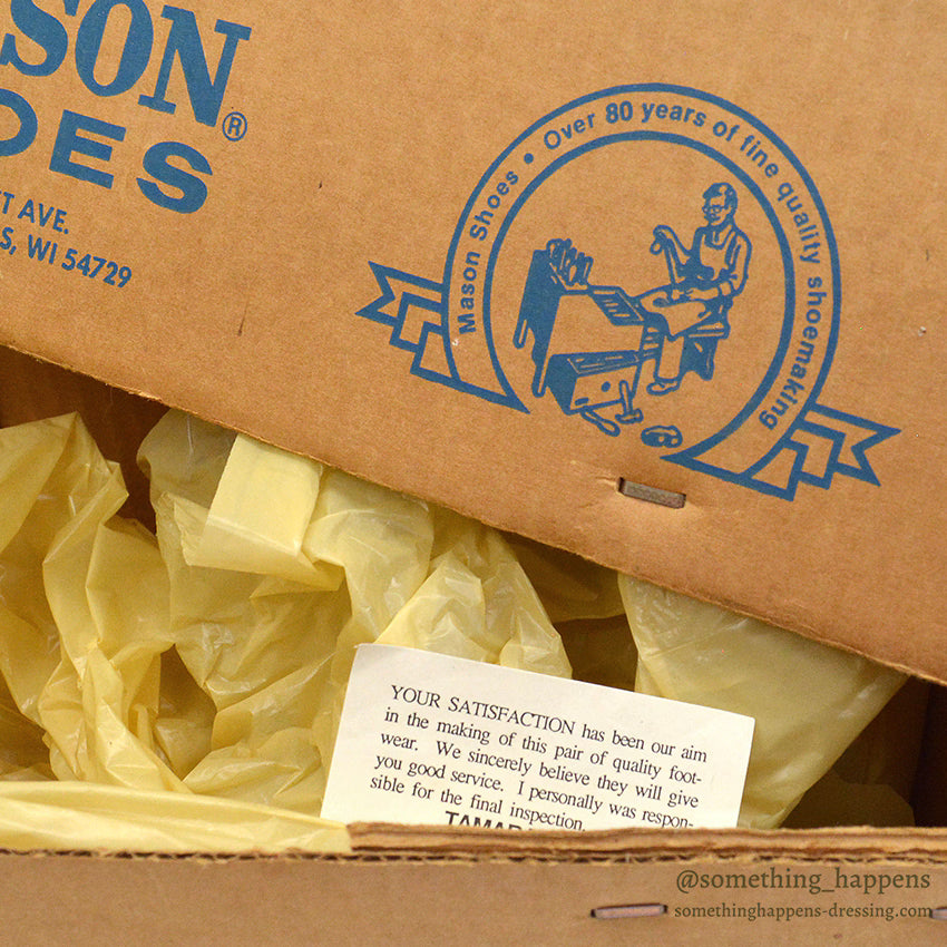 1990's DEADSTOCK MASON SHOES USPS POSTMAN SHOES ... 8 1/2 D