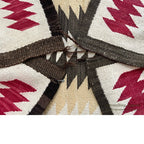 c.1940's NAVAJO RUG ZIGZAG PATTERN... 120cm/84cm