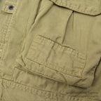 1970's~ UNUSUAL COTTON TWILL FISHING VEST...