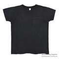 1970's~ BLACK PLAIN POCKET T-SHIRT...