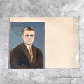 c.1960 OIL PAINTING PORTRAIT ON CANVAS PANEL ... 60.5cm/45.5cm
