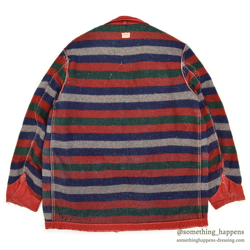 1950's~ HERCULES RED COVERALL BLANKET LINING MODIFIED...
